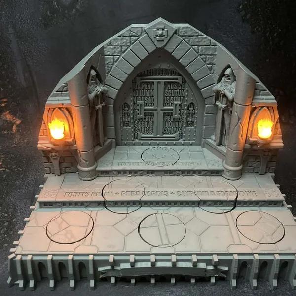 Vault of Secrets Display Plinth with 32mm and 40mm base insert versions
