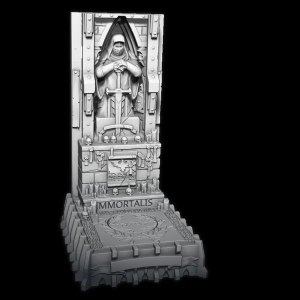 Gothic Shrine Plinth with 32mm base insert
