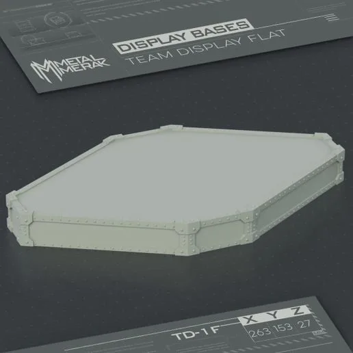 TEAM DISPLAY FLAT - BASE DISPLAY FOR MINIATURES