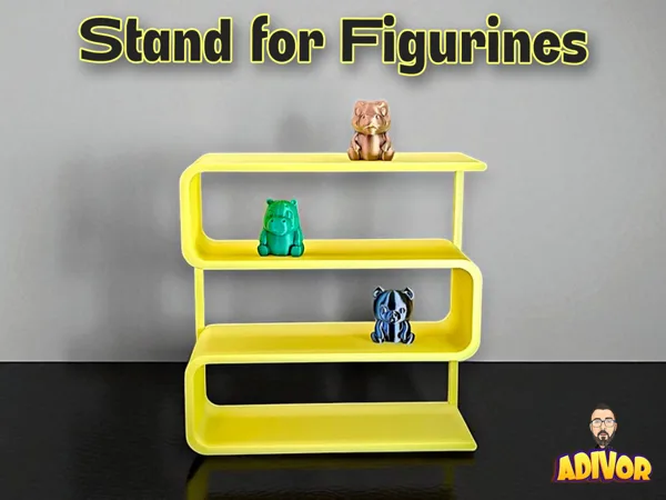Parametric Modern Stand for Figurines and gadgets