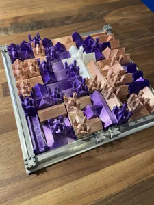 Cathedral Game - Board and Cover