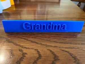 Personalized Scrabble Tile Holder/Rack