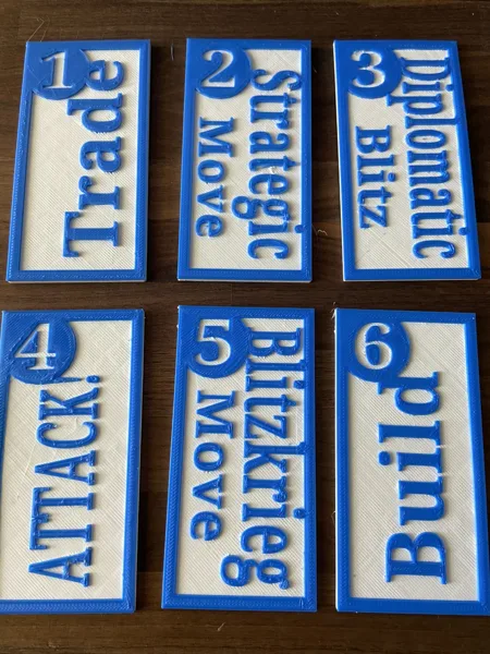 Action Cards for Attack! Board Game Makeover