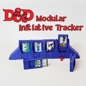 Modular Initiative Tracker – Tabletop & DM Screen Mountable System