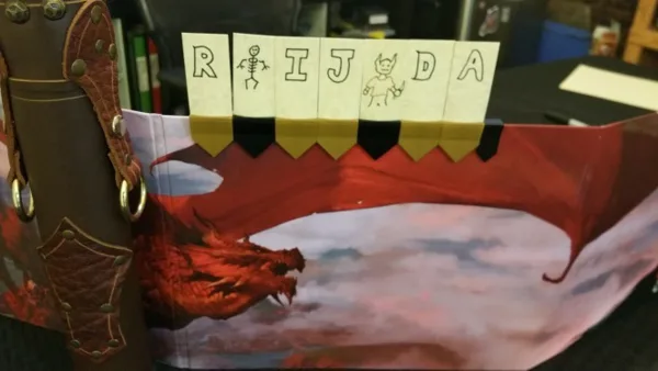 DM Screen-top initiative tracker