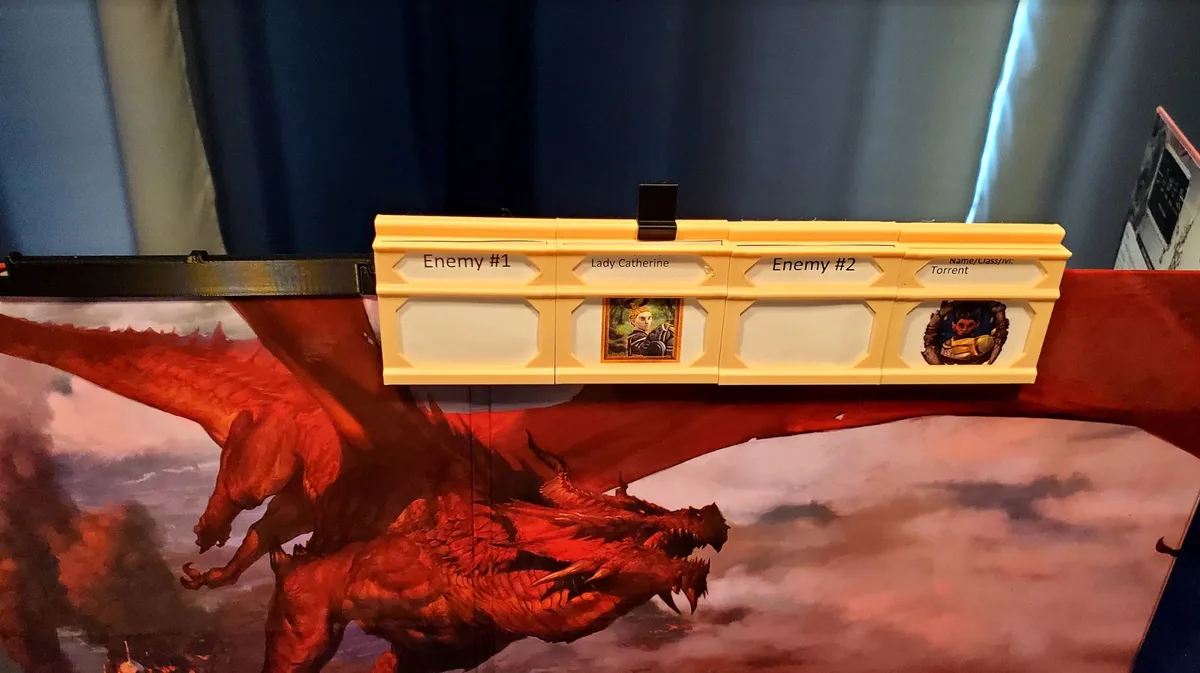 Initiative Tracker - Game Master Shield Mounted