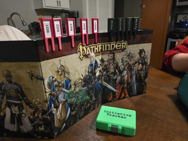 DM Screen Initiative Trackers + Storage Case