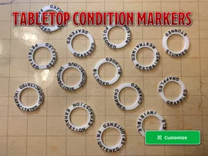 Tabletop Gaming Condition Rings
