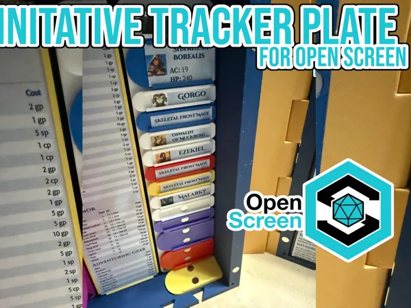 Magnetic Initiative Tracker for Open Screen