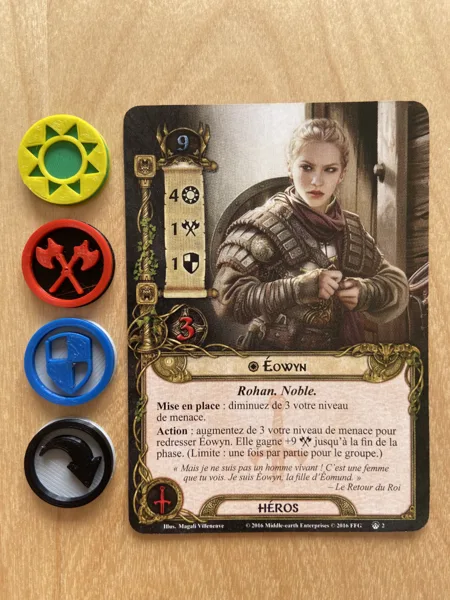 Lord of the rings LCG tokens