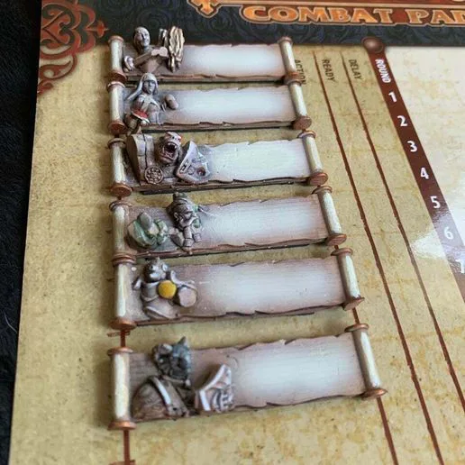 Character Bust Initiative Trackers