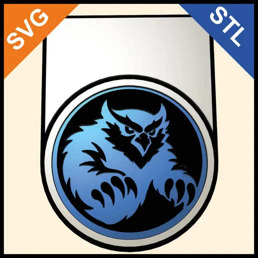 D&D Monstrosity Initiative Token – STL & SVG | DM Screen Clip Marker