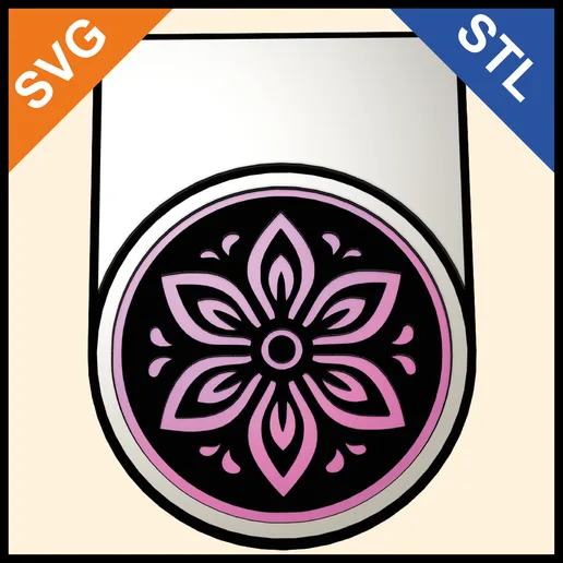 D&D Fey Initiative Token – STL & SVG | DM Screen Clip Marker