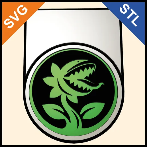 D&D Plant Initiative Token – STL & SVG | DM Screen Clip Marker