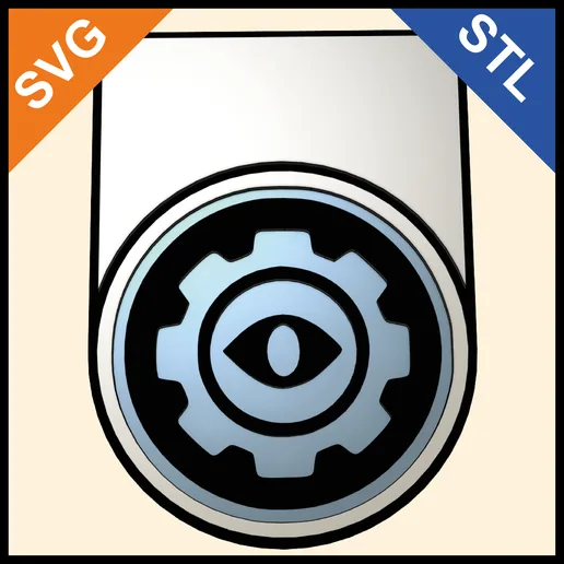 D&D Construct Initiative Token – STL & SVG | DM Screen Clip Marker