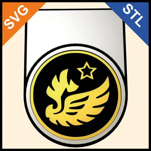D&D Celestial Initiative Token – STL & SVG | DM Screen Clip Marker