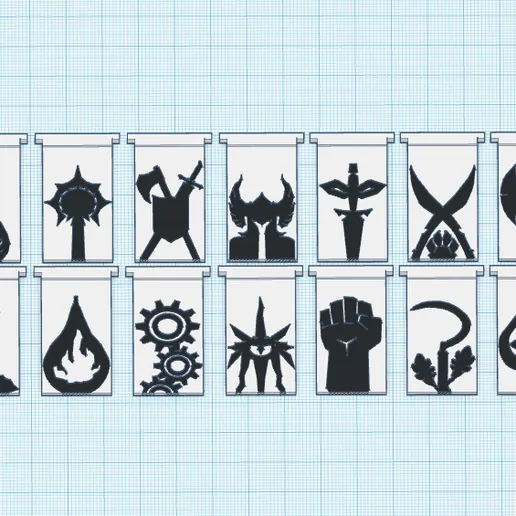 Customizable DM-Screen Initiative Tracker - DnD Class Plates