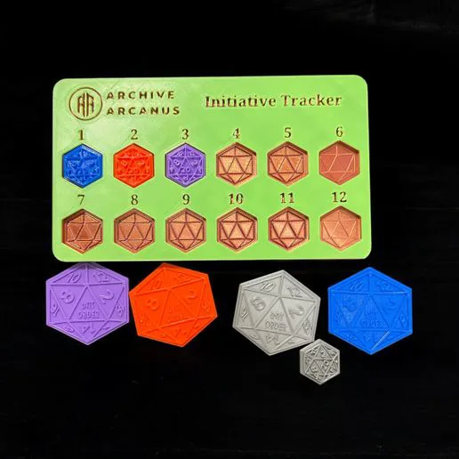 Archive Arcanus LLC - 3D RPG Initiative Tracker