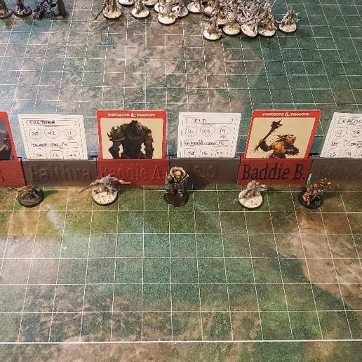 RPG Nameplate Initiative Tracker