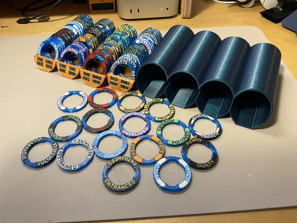 Daggerheart Condition Rings and Case