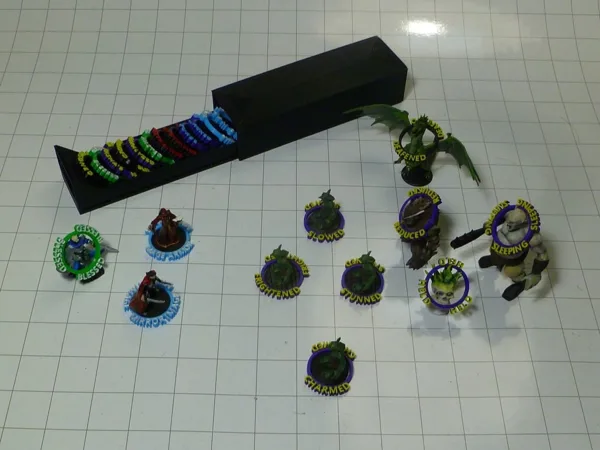 Dnd Condition rings customisable