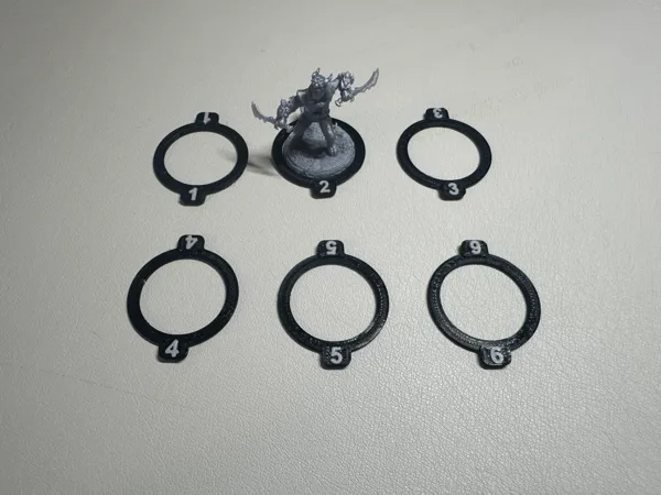 Numbered Foe Tracker Rings for D&D / TTRPGs