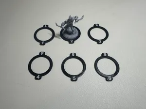 Numbered Foe Tracker Rings for D&D / TTRPGs