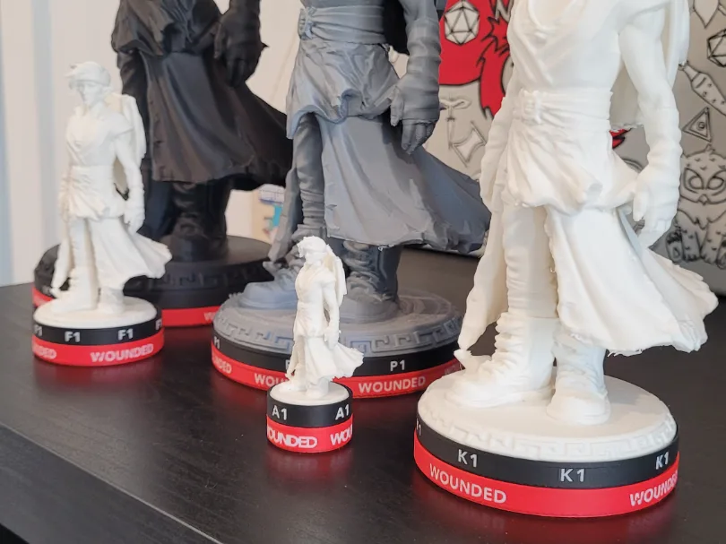 Stackable TTRPG Condition Rings, Labels + Bases!