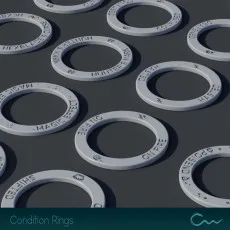 50 TTRPG Condition and Spell Rings