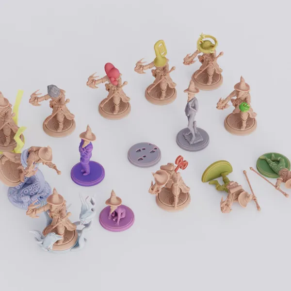 Funny Magnetic Condition Markers for DnD figures