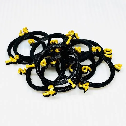 DnD Condition Rings - OpenSCAD