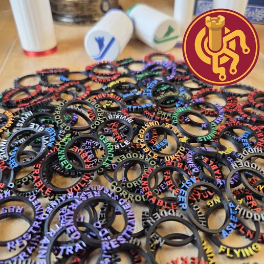 Daggerheart™ Compatible Condition Rings and Case