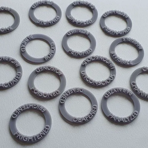 Dnd 5E Condition Indicator Rings