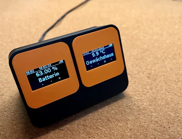 Terminal for SSD1306 1.3" OLED and Wemos D1 Mini *NEW* Double Screen