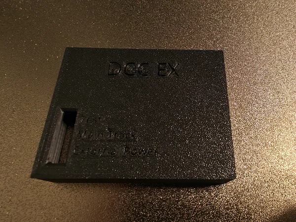 DCC EX Case - ESP32 D1 R32 - No Screen - No Reset option
