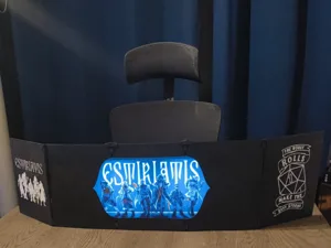 Modular DM screen (monitor optional)
