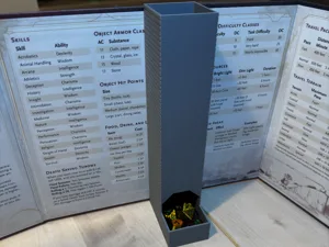 Dicetower for DM screen
