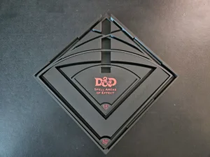 DnD 90° 60ft 30ft & 15ft Cone Spell Templates