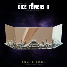 DM01 Goblins Dungeon Master Screen Holder :: Possibly Cool Dice Tower 2