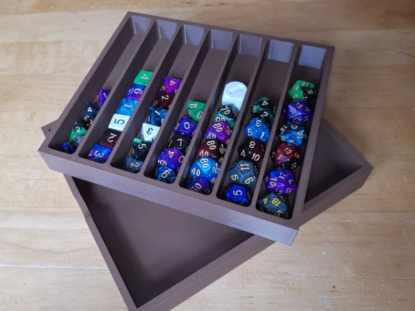 Dice Tray for Dungeon Masters / many Dice