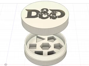 Customizable D&D Dice Holder (Portadadi D&D)