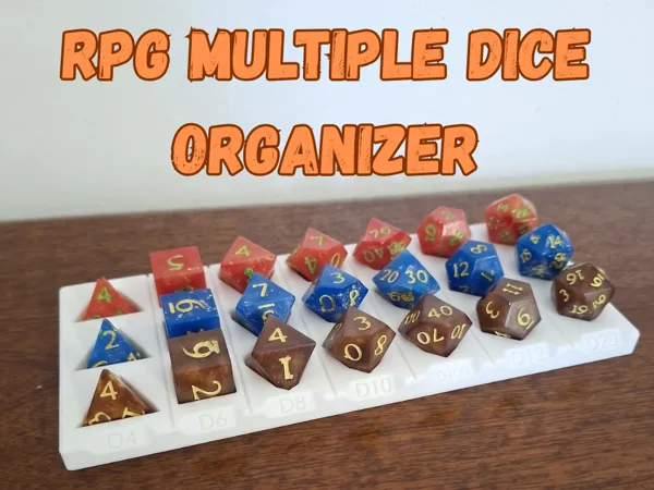 Dice Tray for DnD up to 7 sets