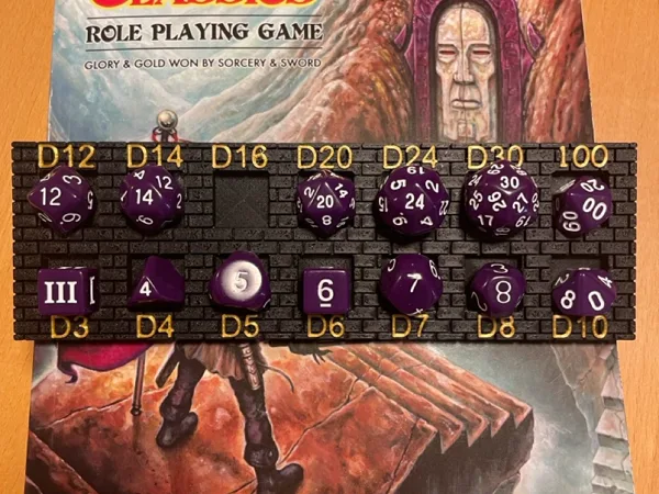 Angled DCC Dice Tray