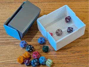 Portable Personal Dice Tray and Component Storage