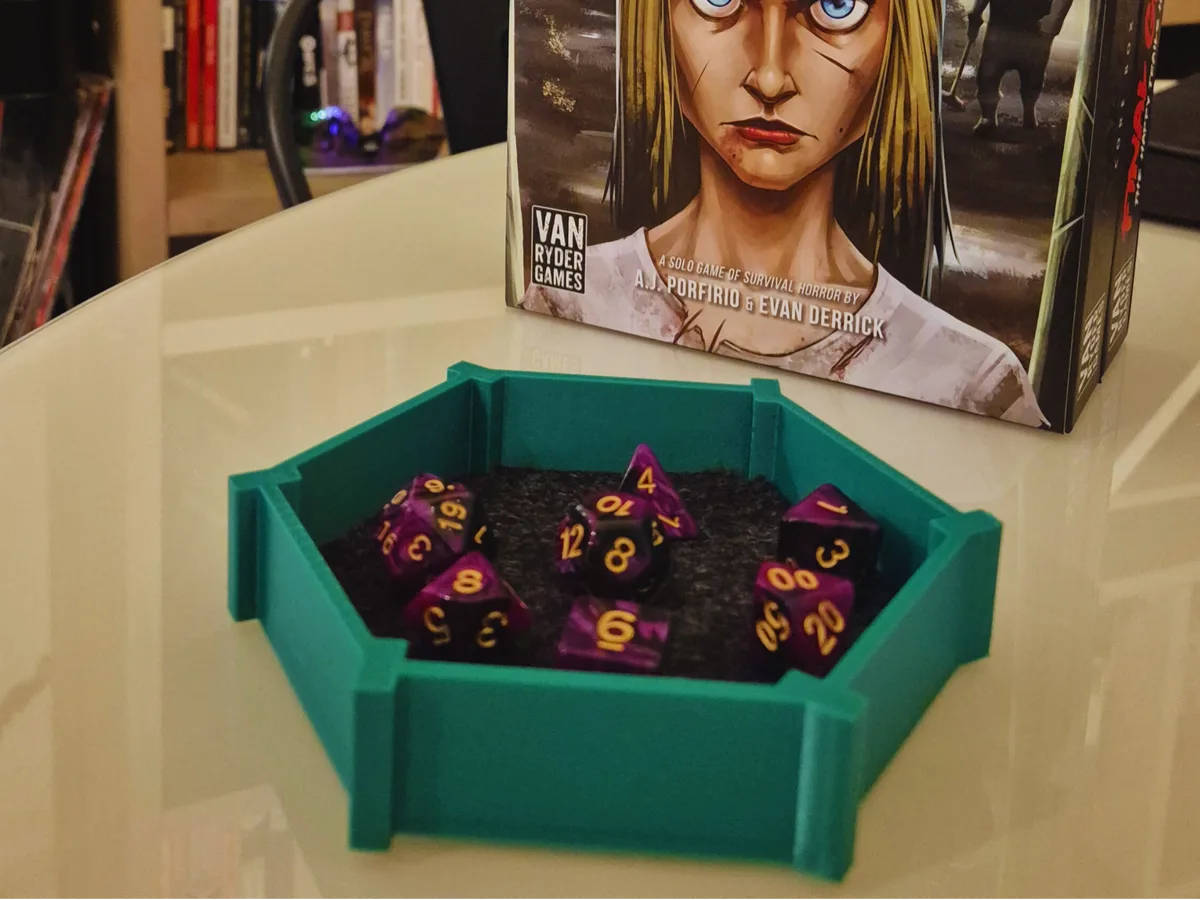 Hexagonal Dice Tray