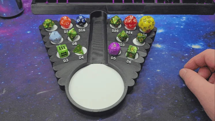 DCC Dice Coliseum – Dice Organizer Roller Tray