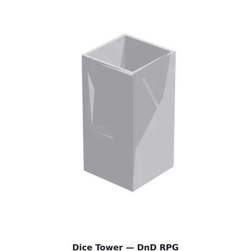 Dice Tower - DnD Tabletop RPG Fair Rolling STL