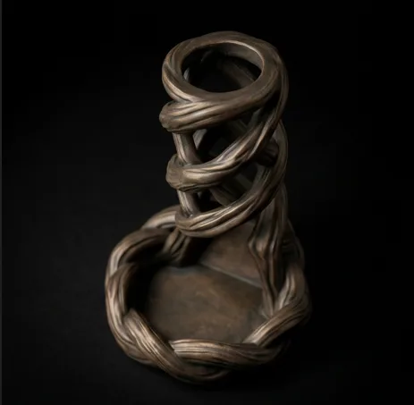 Twisted Vine Dice Tower - Sylvan Helix Rolling Tray STL