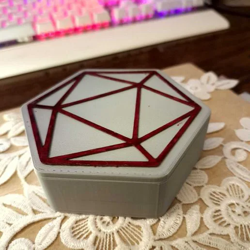 Beeholder Dice Box - Honeycomb Inspired RPG Dice Case DND
