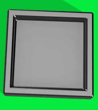 Dice Tray Square – RPG D&D Dice Rolling Tray – Quiet, No Supports – Elegant Design